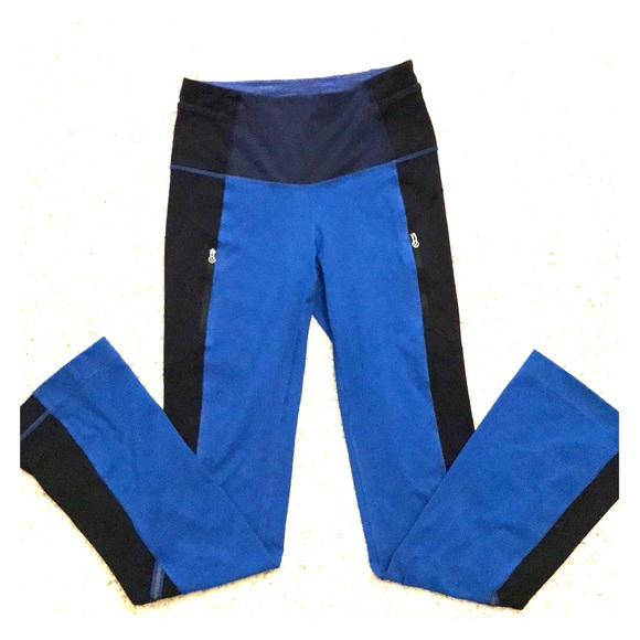 lululemon athletica Pants - Lululemon women’s yoga blue/ black pants size s